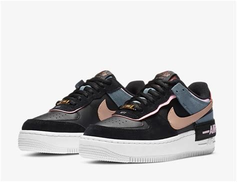 nike air force 1 shadow dames sneakers zwart/donkerblauw|Nike Air Force 1 Shadow Sneaker (Women) .